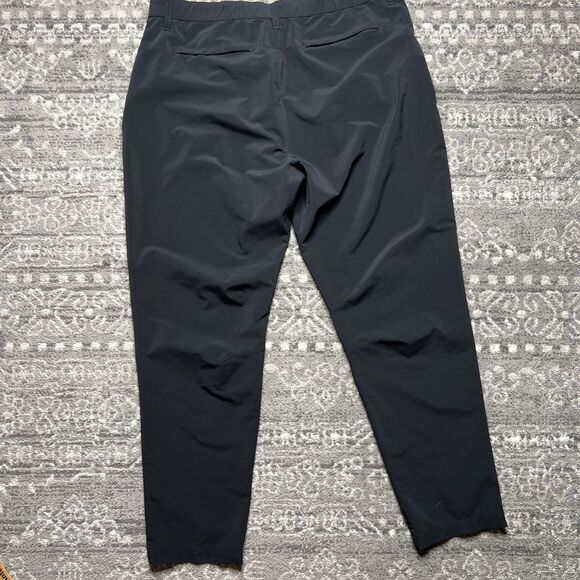 Fabletics Mens Performance Tech Pants Size XL 36X30 Black Stretch Lightweight - Picture 6 of 11